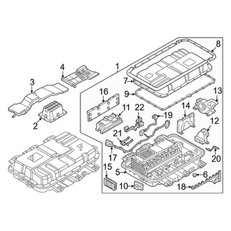Kia OE - Electrical - Battery (High Voltage), (Hybrid EX / Hybrid LXS / Hybrid SX / Hybrid SX Prestige)