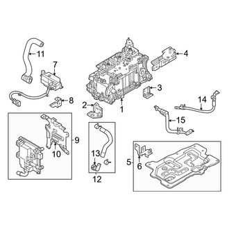 Kia OE - Electrical Components (Inverter), (Hybrid EX / Hybrid LXS / Hybrid SX / Hybrid SX Prestige)