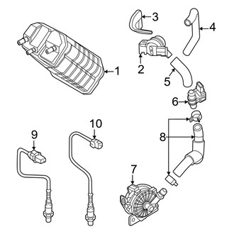 Kia OE - Emission System - Emission Components (Hybrid EX / Hybrid LXS / Hybrid SX / Hybrid SX Prestige)