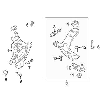Kia OE - Front Suspension - Suspension Components
