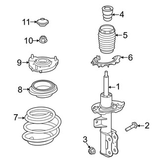 Kia OE - Front Suspension - Struts & Components