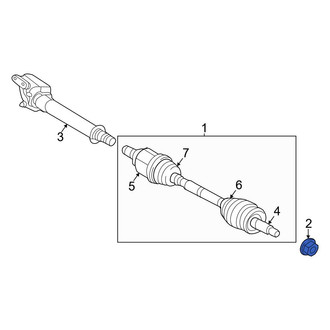 Kia OE - Front CV Joint Nut