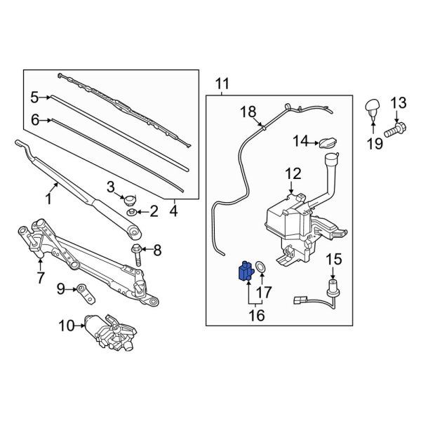 Windshield Washer Pump