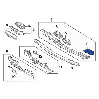 Kia OE - Front Right Dashboard Air Vent