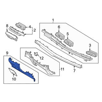 Kia OE - Instrument Panel Knee Bolster