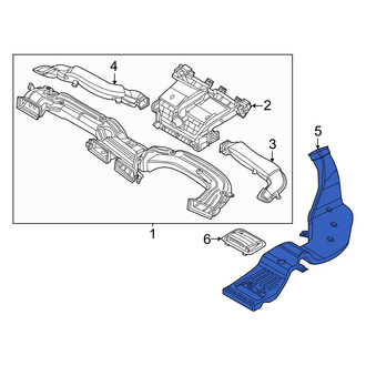 Kia OE - Front Left Upper Instrument Panel Air Duct