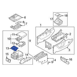 Kia OE - Rear Console Cup Holder