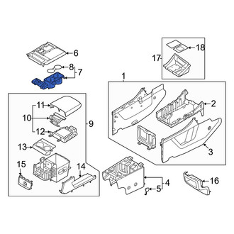 Kia OE - Front Console Cup Holder