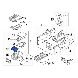 Kia OE - Rear Console Cup Holder