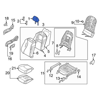 Kia OE - Front Right Headrest