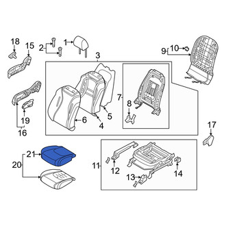 Kia OE - Front Right Seat Cover