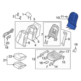 Kia OE - Front Right Seat Back Panel