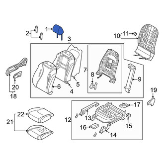 Kia OE - Front Left Headrest