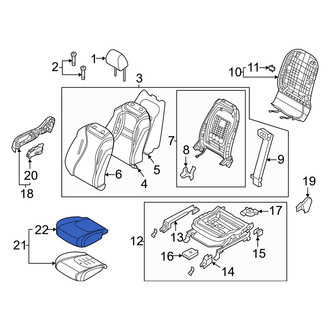 Kia OE - Front Right Seat Cover