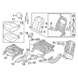 Kia OE - Front Left Seat Cushion Foam