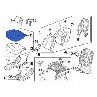 Kia OE - Front Left Seat Cover