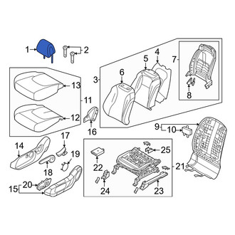 Kia OE - Front Right Headrest