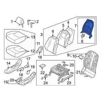 Kia OE - Front Left Seat Back Frame