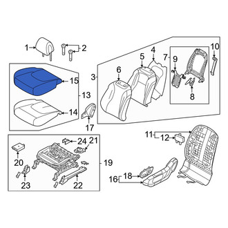 Kia OE - Front Left Seat Cover