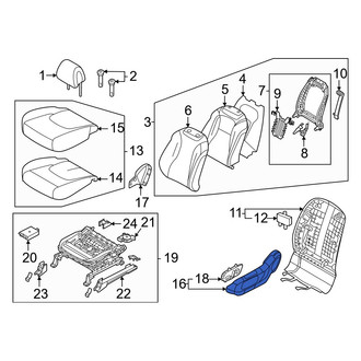 Kia OE - Front Left Outer Seat Trim Panel