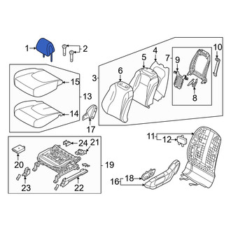Kia OE - Front Left Headrest