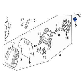 Kia OE - Center Right Seat Belt Guide