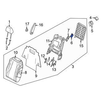 Kia OE - Center Left Seat Belt Guide