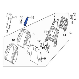 Kia OE - Center Right Seat Armrest