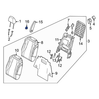 Kia OE - Seat Armrest Cap
