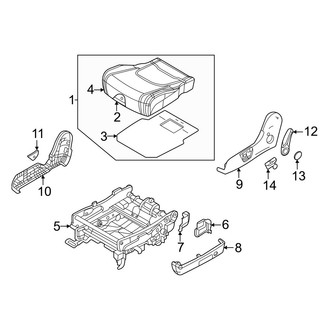 Kia OE - Center Left Seat Cushion Foam