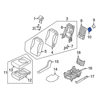 Kia OE - Center Seat Belt Guide