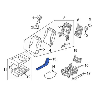 Kia OE - Center Left Seat Hinge Cover