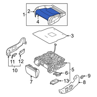 Kia OE - Center Right Seat Cover