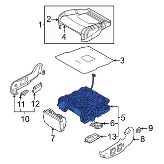 Kia OE - Center Left Seat Track