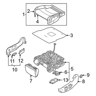 Kia OE - Center Left Seat Cushion Foam