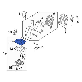 Kia OE - Rear Right Seat Cover