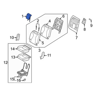 Kia OE - Rear Right Headrest