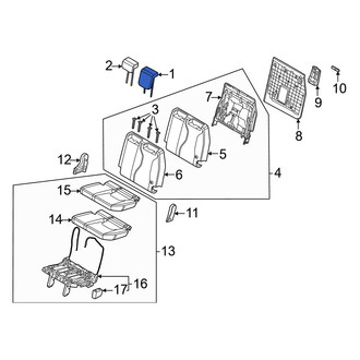 Kia OE - Rear Left Inner Headrest