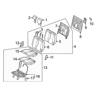Kia OE - Seats & Tracks - Third Row Seats (60% Side)