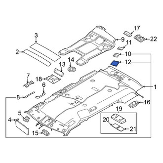 Kia OE - Center Right Seat Belt Trim Bezel