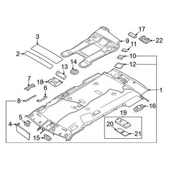 Kia OE - Roof - Interior Trim (W/O Sunroof)