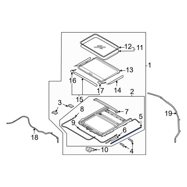 Sunroof Frame Seal