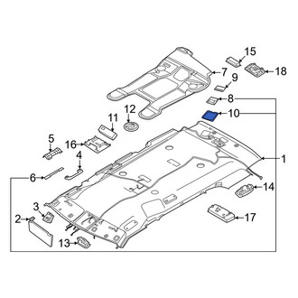 Kia OE - Center Left Seat Belt Trim Bezel