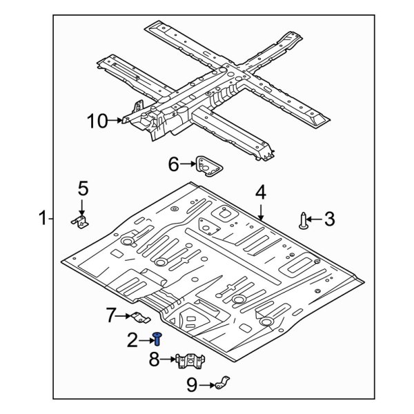 Floor Pan Stud