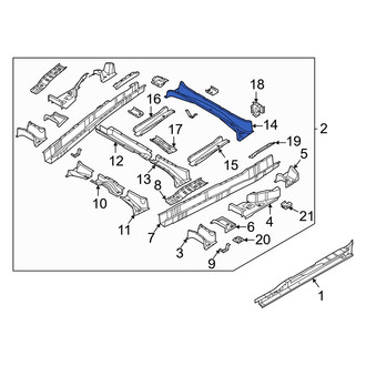Kia OE - Front Floor Pan Crossmember
