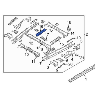 Kia OE - Front Center Floor Pan Reinforcement