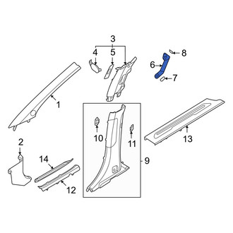 Kia OE - Rear Interior Grab Bar