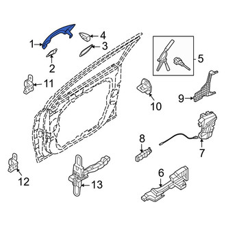 Kia OE - Front Left Outer Exterior Door Handle