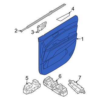 Kia OE - Front Left Inner Door Interior Trim Panel