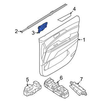 Kia OE - Front Left Inner Interior Door Handle